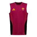 Camisa Regata Roma Treino 25/26 - Torcedor Adidas Masculina - Vermelha