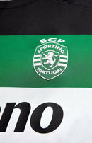 Camisa Sporting CP I 24/25 - Torcedor Nike Masculina - Preta com detalhes em verde e branco
