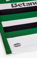 Camisa Sporting CP I 24/25 - Torcedor Nike Masculina - Preta com detalhes em verde e branco