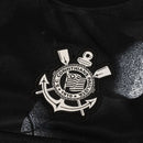 Camisa Do Timão Pré-jogo 25/26 - Torcedor Nike Masculina - Preta com detalhes em branco