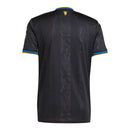 Camisa Manchester United III 25/26 - Torcedor Adidas Masculina - Preta e azul com detalhes em amarelo