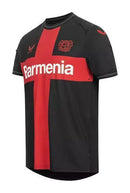 Camisa Bayern Leverkusen I 24/25 - Torcedor Castore Masculina - Preta com detalhes em vermelho