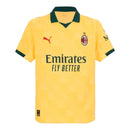Camisa AC Milan III 25/26 - Torcedor Puma Masculina - Amarela com detalhes em verde