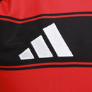 Camisa Flamengo I 25/26 - Torcedor Adidas Feminina - Preta e vermelha