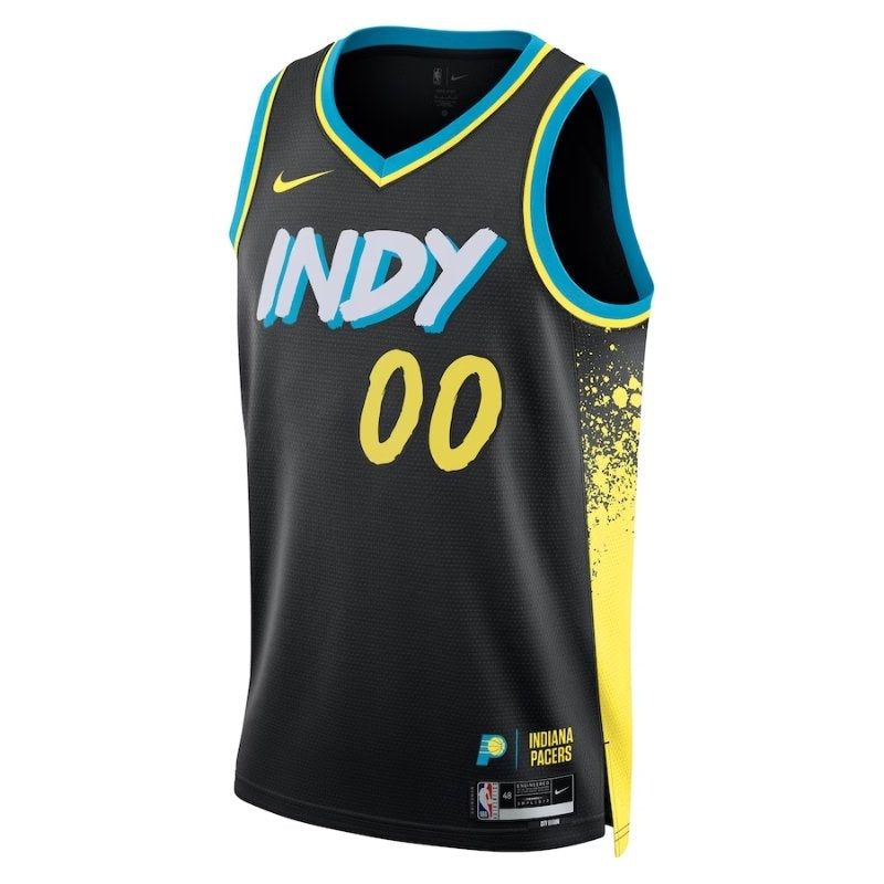 Camisa NBA - Indiana Pacers - 23/24 - Preto - Edição Cidade