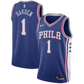 Camisa NBA James Harden - Philadelphia 76ers - 20222 - Edição Ícone - Retrô