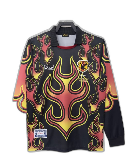 Camisa Japão 1998 Goleiro - Retrô Long Sleeve