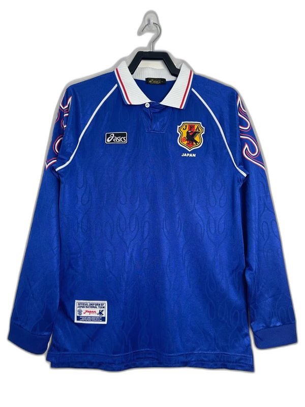 Camisa Japão 1998 I Titular - Versão Retrô Manga Longa