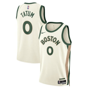 Camisa NBA Jayson Tatum - Boston Celtics - 23/24 - Branco - Edição Cidade