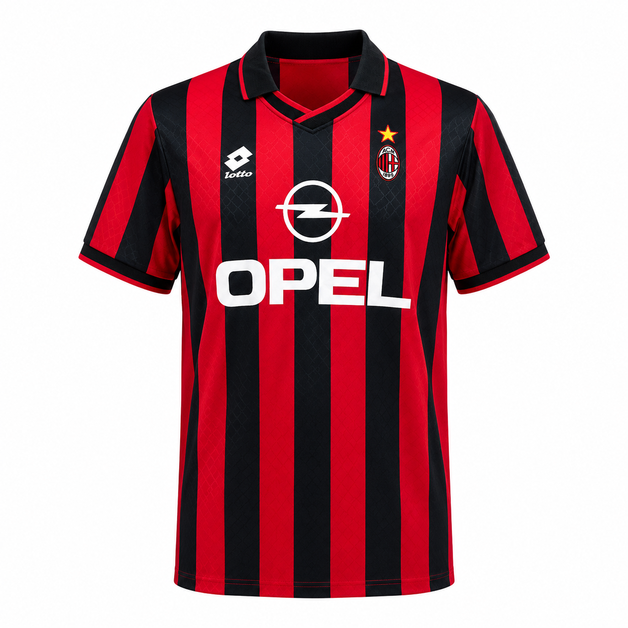 Camisa AC Milan 95/96 l Home - Versão Retrô - Torcedor