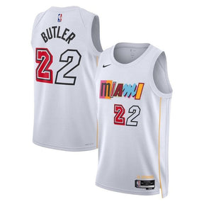 Camisa NBA Jimmy Butler - Miami Heat - 2023 - Edição Cidade - Branco