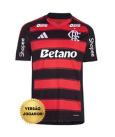 Camisa Flamengo 25/26 I Home - Todos os Patrocínios - Versão Jogador