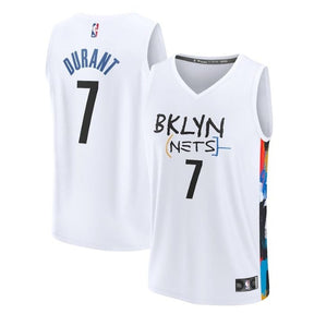 Camisa NBA Kevin Durant - Brooklyn Nets - 2023 Fastbreak - Edição Cidade - Branco