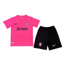 Kit Infantil Sporting CP Edição especial Outubro Rosa 24/25 - Nike - Rosa e Preto