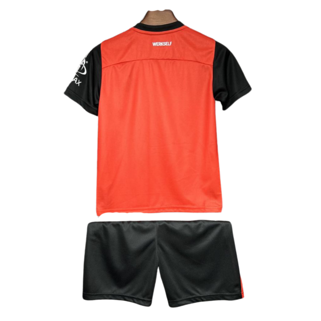 Kit Infantil Bayern Leverkusen I 24/25 - Vermelho
