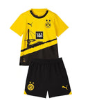 Kit Infantil Borussia Dortmund I 23/24 - Puma - Amarelo e preto (cópia)