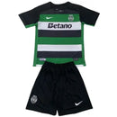 Kit Infantil Sporting CP 24/25 - Nike - Preta com detalhes em verde e branco