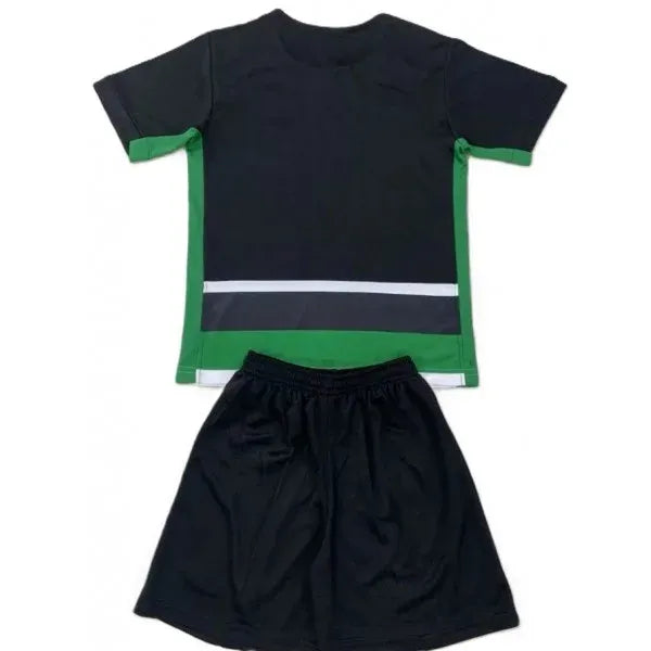 Kit Infantil Sporting CP 24/25 - Nike - Preta com detalhes em verde e branco