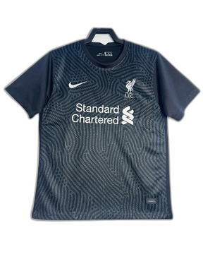 Camisa Liverpool 20/21 Goleiro Preto - Versão Retrô