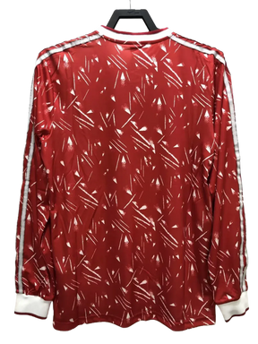 Camisa Liverpool 89/91 I Home - Versão Retrô Manga Longa