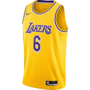 Camisa NBA - Los Angeles Lakers - LeBron James #6 2021/22 Jogador - Amarelo