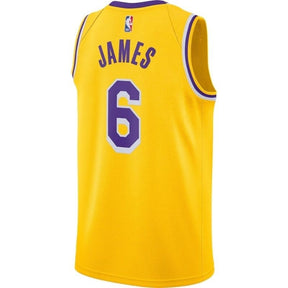 Camisa NBA - Los Angeles Lakers - LeBron James #6 2021/22 Jogador - Amarelo