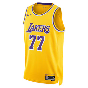 Camisa NBA Luka Dončić - Los Angeles Lakers - Edição Ícone 2024 - Ouro - Unisex