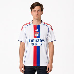 Camisa Olympique Lyonnais 25/26 I Home - Versão Torcedor