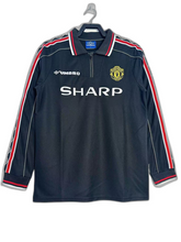 Camisa Manchester United 1998 Goleiro Preto - Versão Retrô