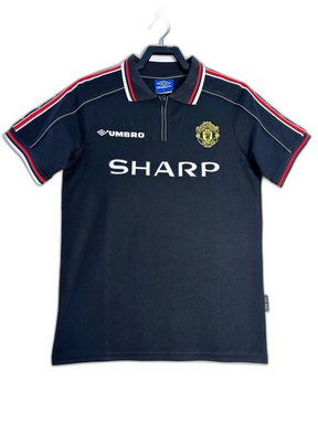 Camisa Manchester United 98/99 Preto - Versão Retrô
