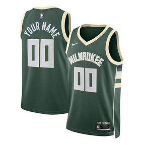 Camisa NBA - Milwaukee Bucks - 2023 Hunter Verde - Edição Ícone