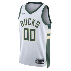 Camisa NBA - Milwaukee Bucks - 2023 Branco - Edição Associação