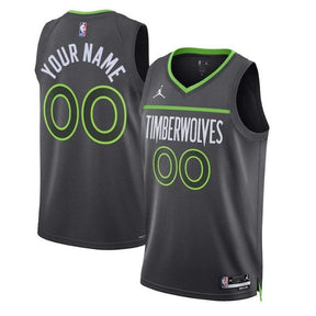 Camisa NBA - Minnesota Timberwolves - 2023 - Edição de Impacto - Preto