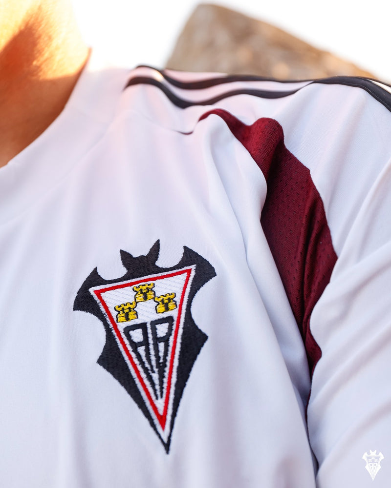 Camisa Albacete l 24/25 - Torcedor Adidas Masculina - Branco / Preto / Clarete