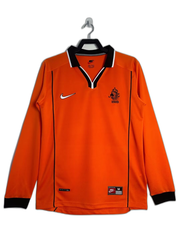 Netherlands 1998 Home - Retro Long Sleeve