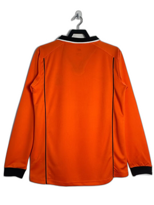 Camisa Países Baixos 1998 I Titular - Versão Retrô Manga Longa