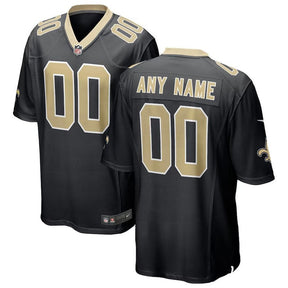 Camisa NFL New Orleans Saints - Versão de Jogo - Preto
