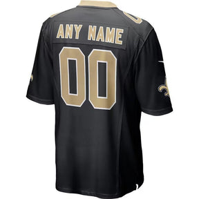 Camisa NFL New Orleans Saints - Versão de Jogo - Preto