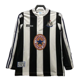 Camisa Newcastle United 95/97 I Home - Versão Retrô Manga Longa