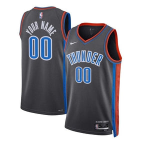 Camisa NBA - Oklahoma City Thunder - 2023 - Edição Cidade - Preto