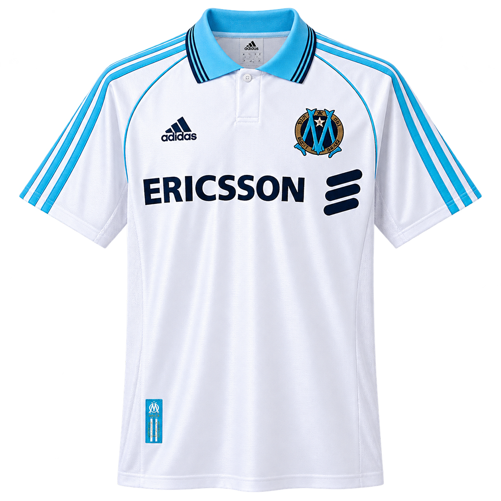 Camisa Olympique Marseille 98/99 I Home - Versão Retrô - Torcedor