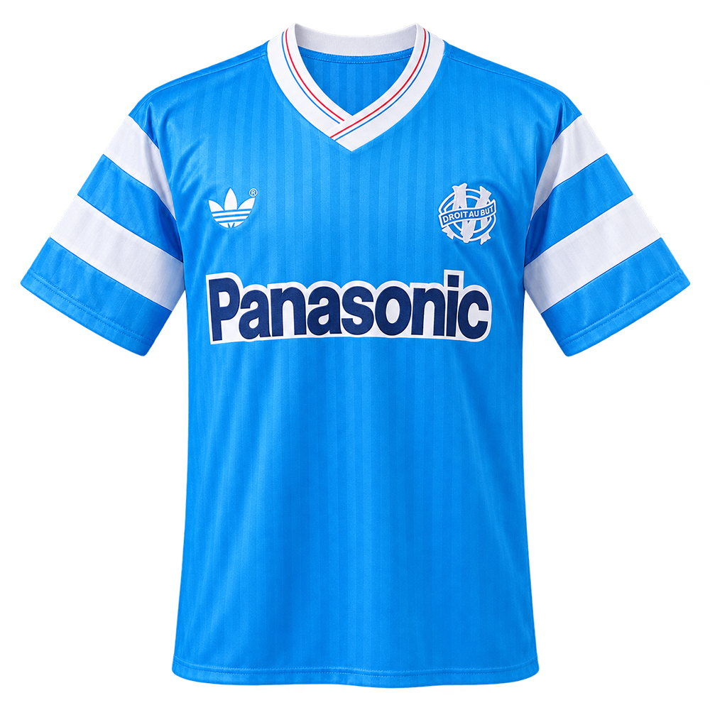 Camisa Olympique Marseille 90/91 ll Away - Versão Retrô - Torcedor