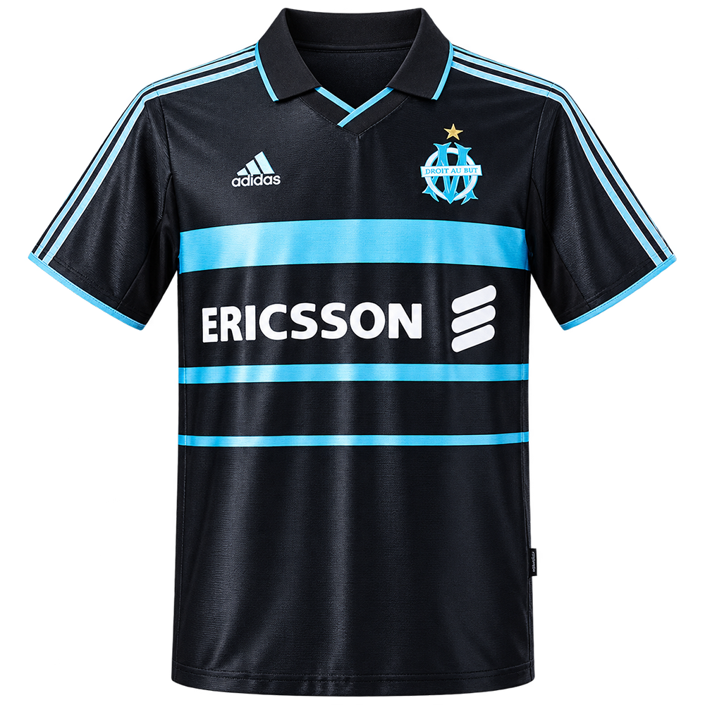 Camisa Olympique Marseille 99/00 lll Thrid - Versão Retrô - Torcedor