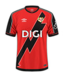 Camisa Rayo Vallecano II 25/26 - Torcedor Umbro Masculina - vermelho e preto