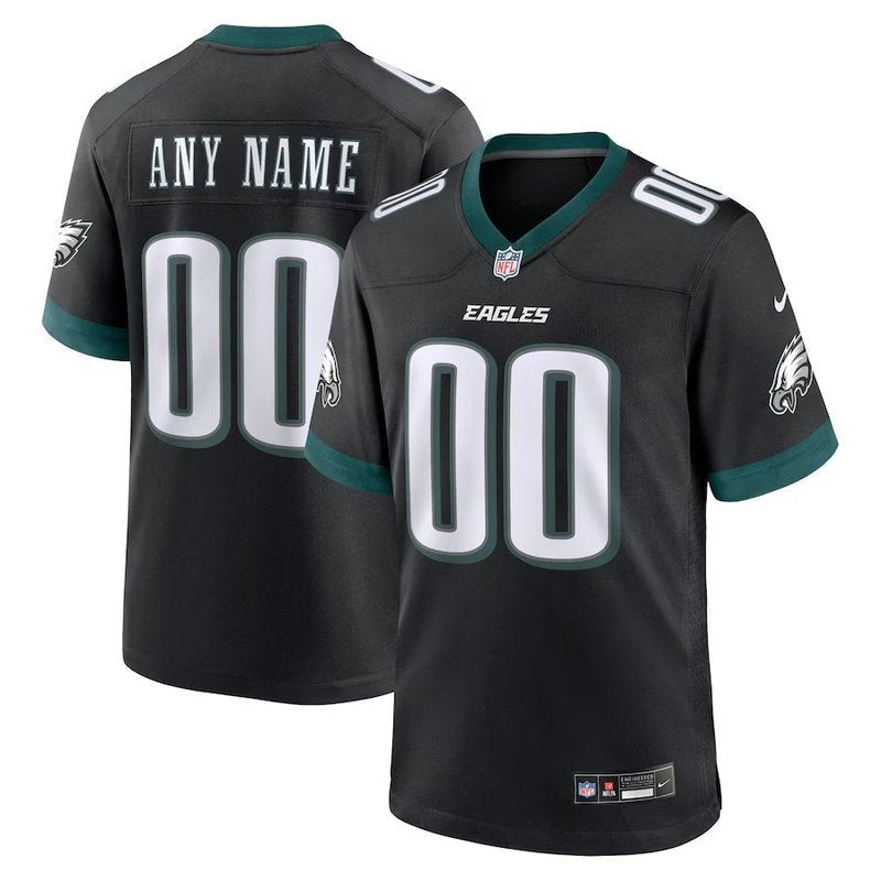Camisa NFL Philadelphia Eagles - Versão Alternativa de Jogo - Preto