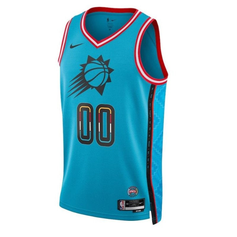 Camisa NBA - Phoenix Suns - 2023 - Edição Cidade - Turquesa
