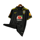 Brazilian National Team Polo Shirt 23/24 Nike Fan Men's - Black with all sponsorships