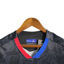 Camisa Crystal Palace III 23/24 - Torcedor Macron Masculina - Preta com detalhes em vermelho e azu