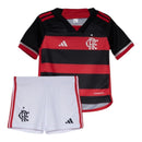 Kit Infantil Flamengo I 24/25 - Adidas - Vermelho e preto