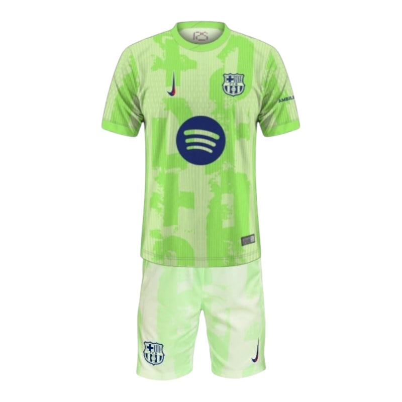 Kit Infantil Barcelona III 24/25 - Nike - Verde